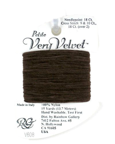 V608: Dark Brown Very Velvet Petite