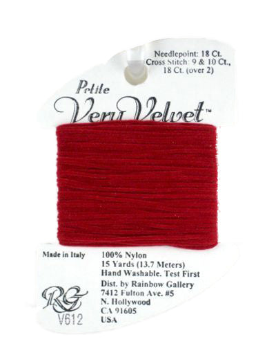V612: Cherry Red Very Velvet Petite