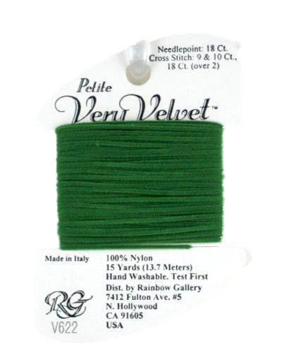 V622: Green Very Velvet Petite