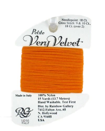 V629: Orange Very Velvet Petite