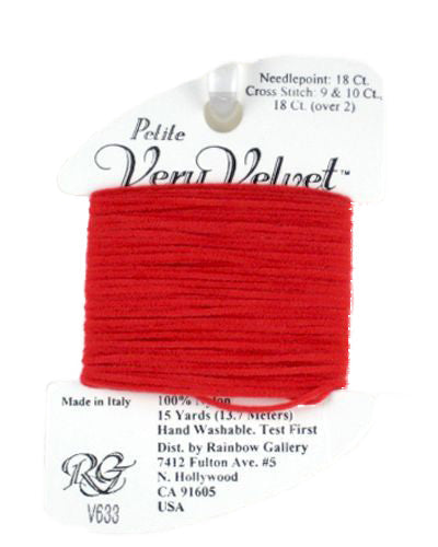 V633: Geranium Very Velvet Petite