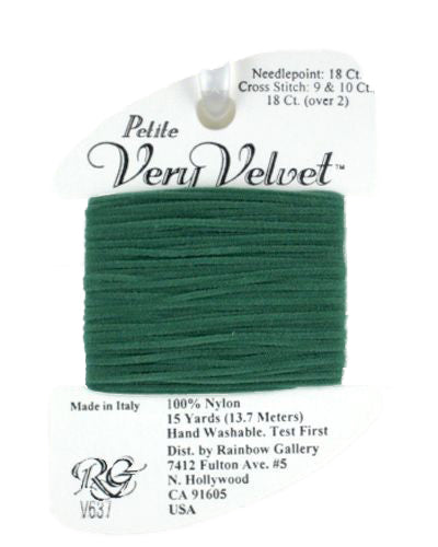 V637: Sea Green Very Velvet Petite