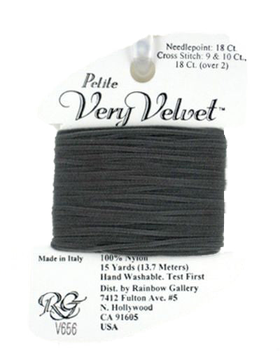 V656: Gray Very Velvet Petite