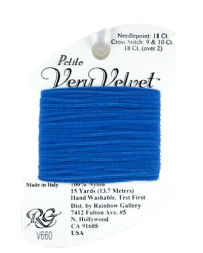 V660: Blue Very Velvet Petite