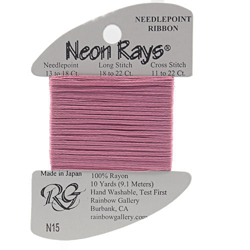 N15: Rose Pink Neon Rays
