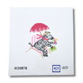 La Dolce Vita Riviera Zebra needlepoint canvas