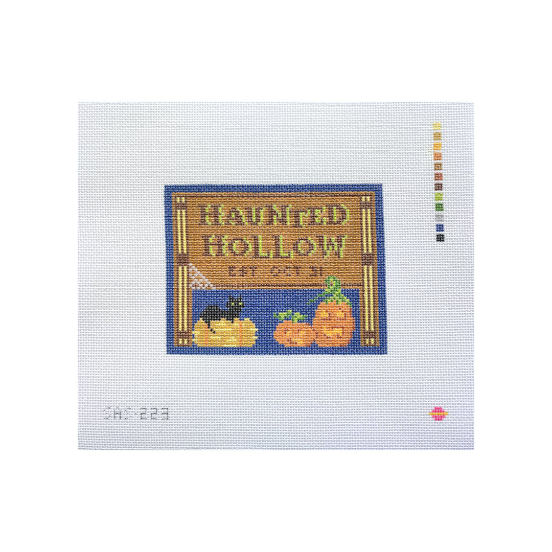 Haunted Hollow Sign