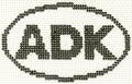 ADK Oval Ornament