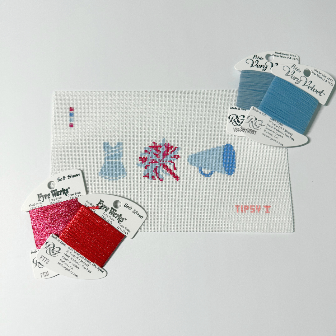 Cheer Trio Needlepoint Canvas