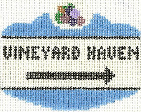 Vineyard Haven Sign Ornament