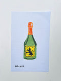 Witchy Bottle needlepoint canvas