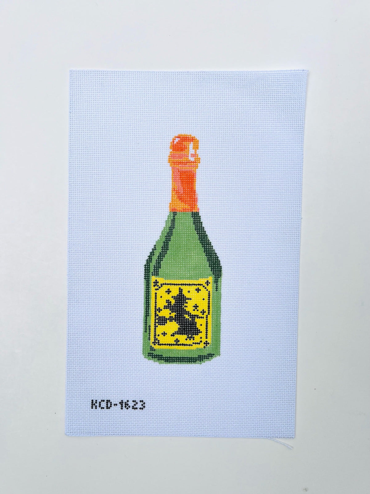 Witchy Bottle needlepoint canvas