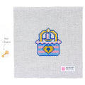 Birthday Love Lock Needlepoint Canvas + Key Charm