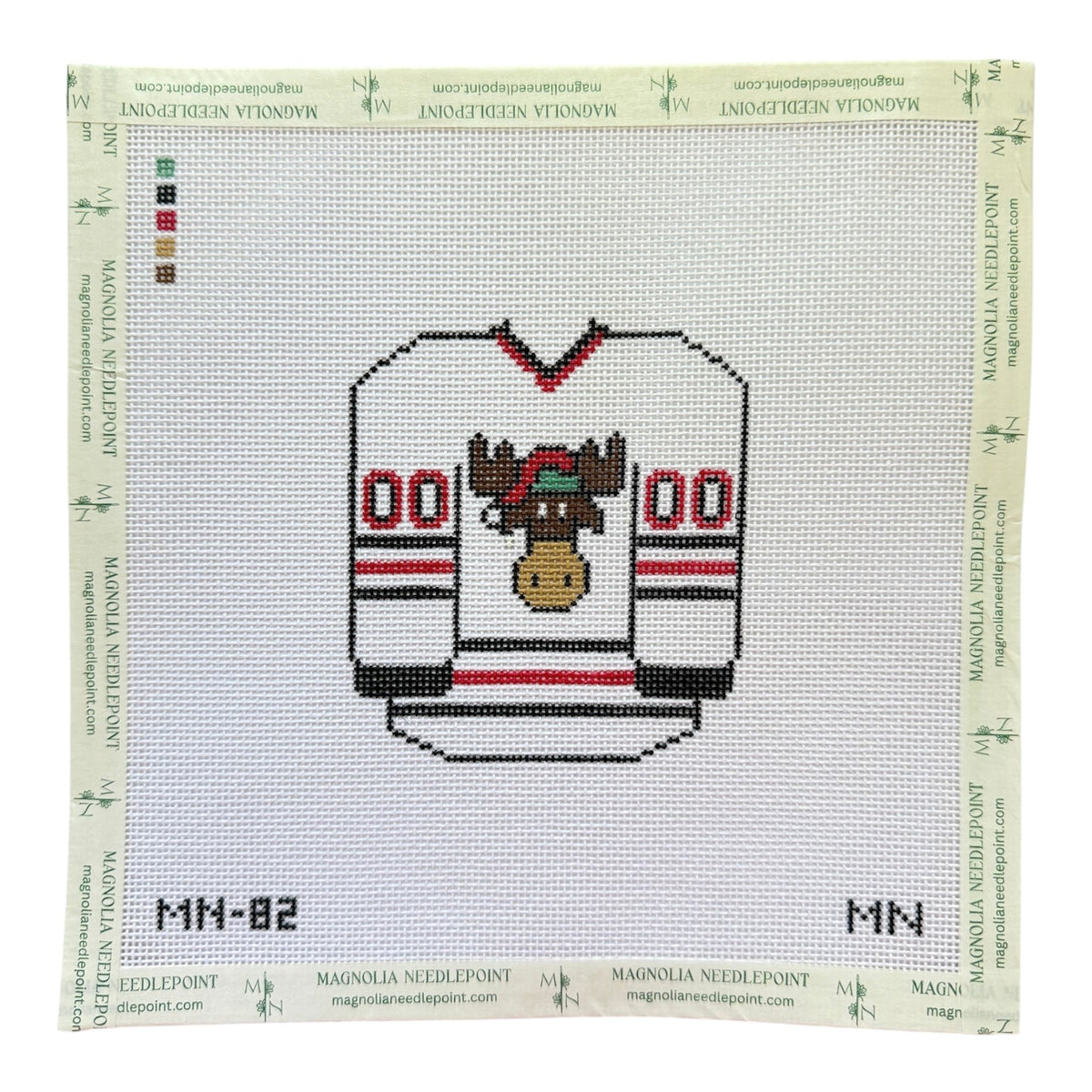Christmas Vacation Jersey Front needlepoint canvas