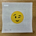 Winking Emoji, 6" Square - 13 mesh