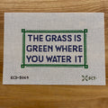 The Grass is Greener needlepoint canvas
