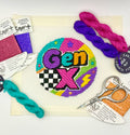 Gen X 90's needlepoint canvas