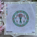 Fresh Cut Blooms Plate needlepoint