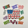 Vote needlepoint canvas