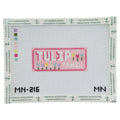 Tulip Trail needlepoint canvas