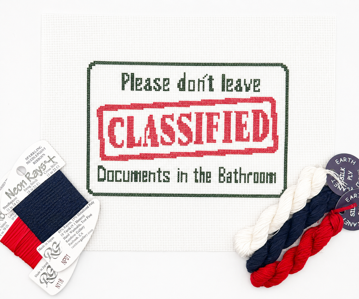 Classified 13 mesh needlepoint canvas