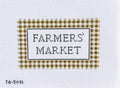 Farmers Market needlepoint canvas
