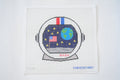 Astronaut Helmet needlepoint canvas