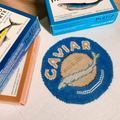 Caviar Tin needlepoint canvas