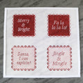 Christmas Cocktail Napkins Needlepoint Canvas