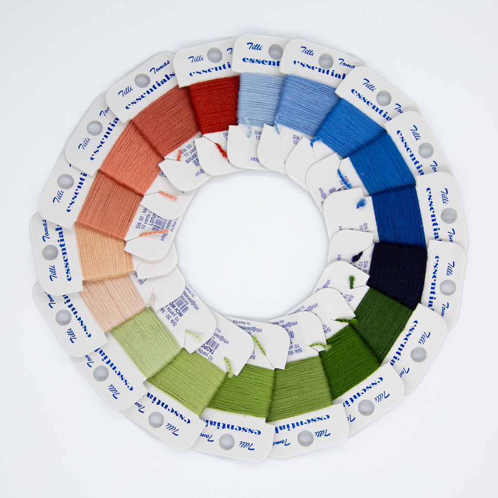 Tilli Tomas Essentials Skeins color card