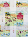Barnyard Farm Scene needlepoint canvas