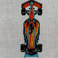 Formula Race Car needlepoint canvas