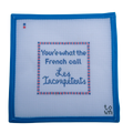 Les Incompetents needlepoint canvas