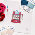 Slot Machine needlepoint canvas