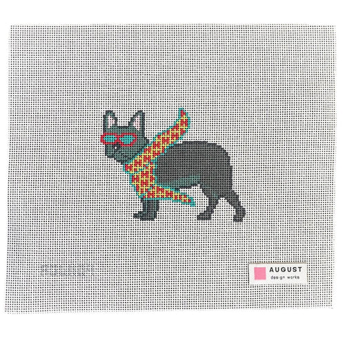 Bougie French Bulldog Needlepoint Canvas