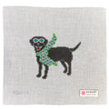 Bougie Black Lab Needlepoint Canvas