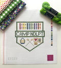 Camp Needlepoint Pennant