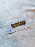 Santa Please Bring Books 18 Mesh Bookmark Canvas needlepoint canvas