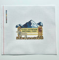 Rocky Mountain National Park Sign needlepoint canvas