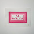 No Worries Needlepoint Canvas needlepoint canvas