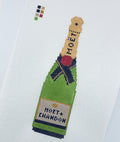 Moet & Chandon Champagne Bottle needlepoint canvas - One Part Whimsy