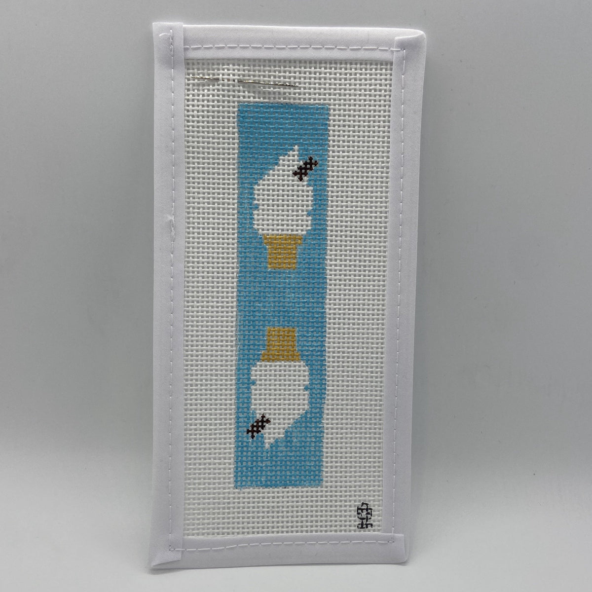 Ice Cream Key Fob needlepoint canvas