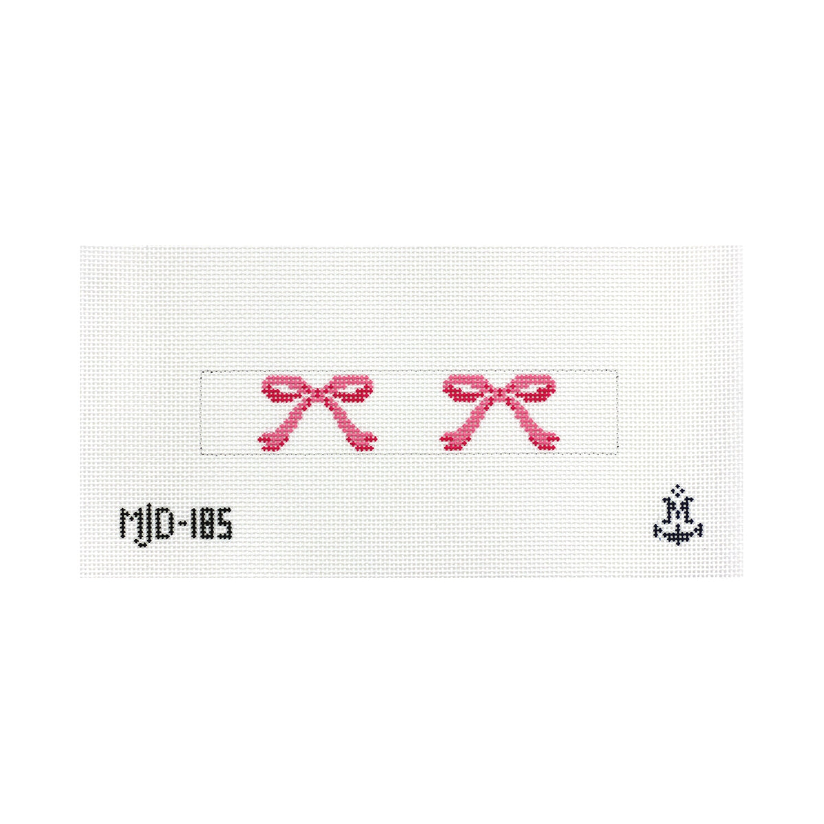 Bow Key Fob needlepoint canvas