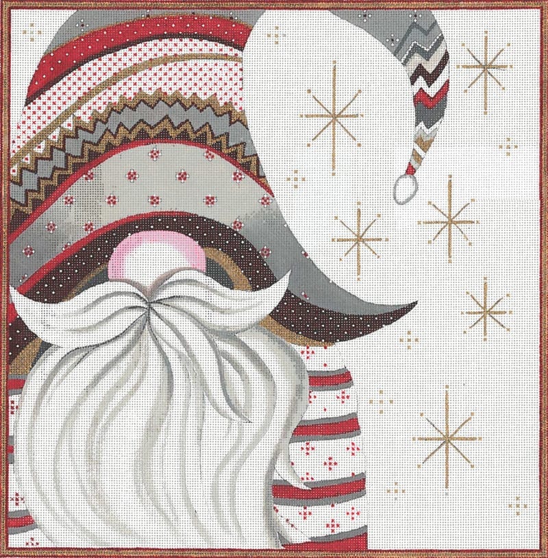 Gnomes #1 needlepoint canvas