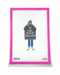 Je Suis Girl Needlepoint Canvas