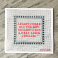 Jingle All the Way Needlepoint Canvas