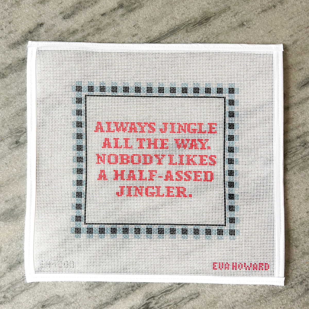 Jingle All the Way Needlepoint Canvas