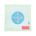Snowflake needlepoint canvas
