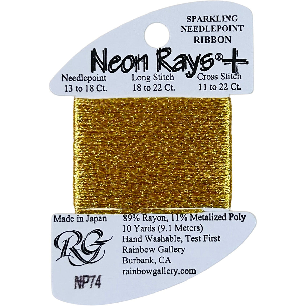 NP74: Golden Yellow Neon Rays Plus