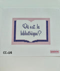 Ou est la bibliotheque? (Where is the library?)